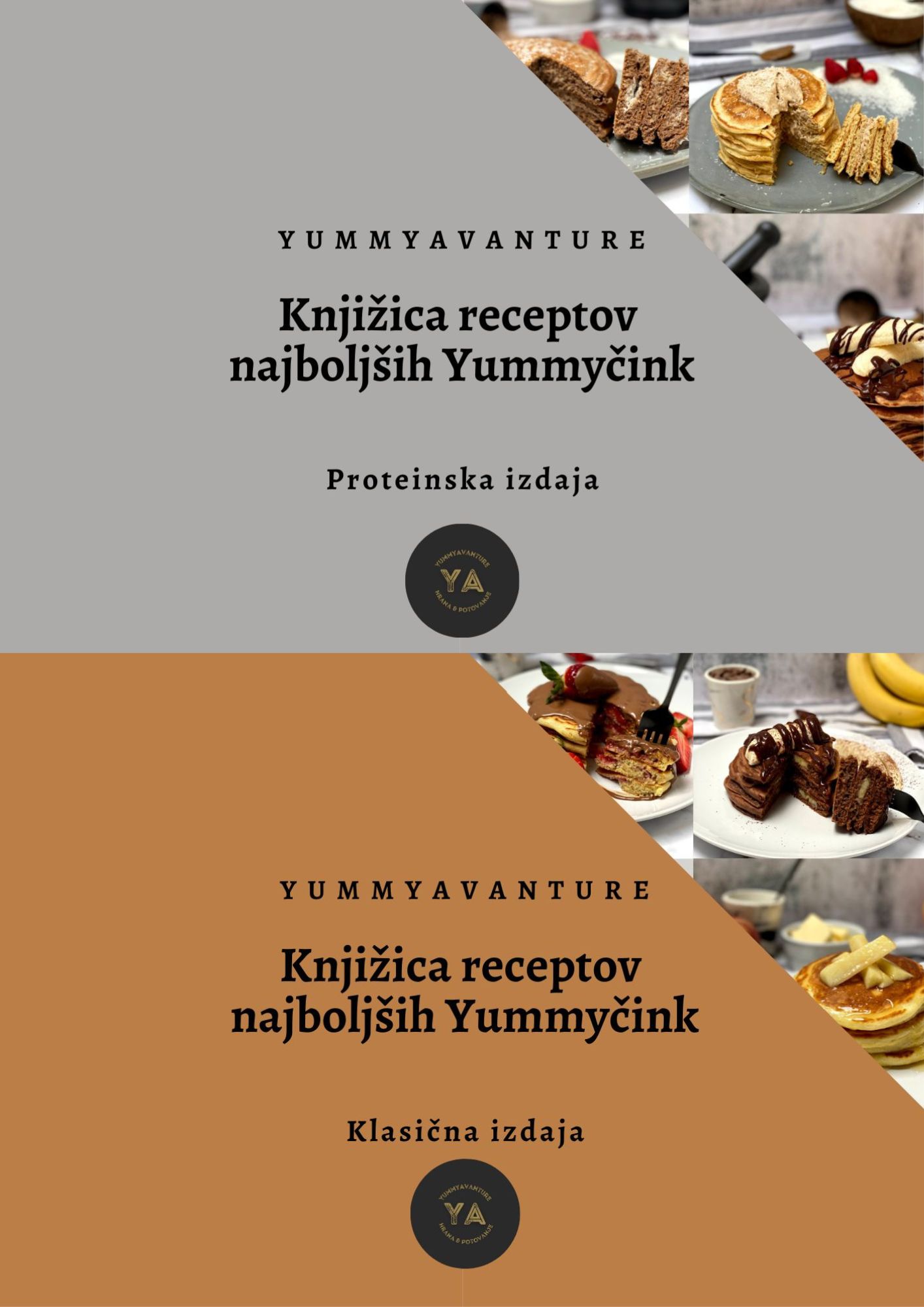 Komplet: 2x e-knjižica receptov najboljših Yummyčink